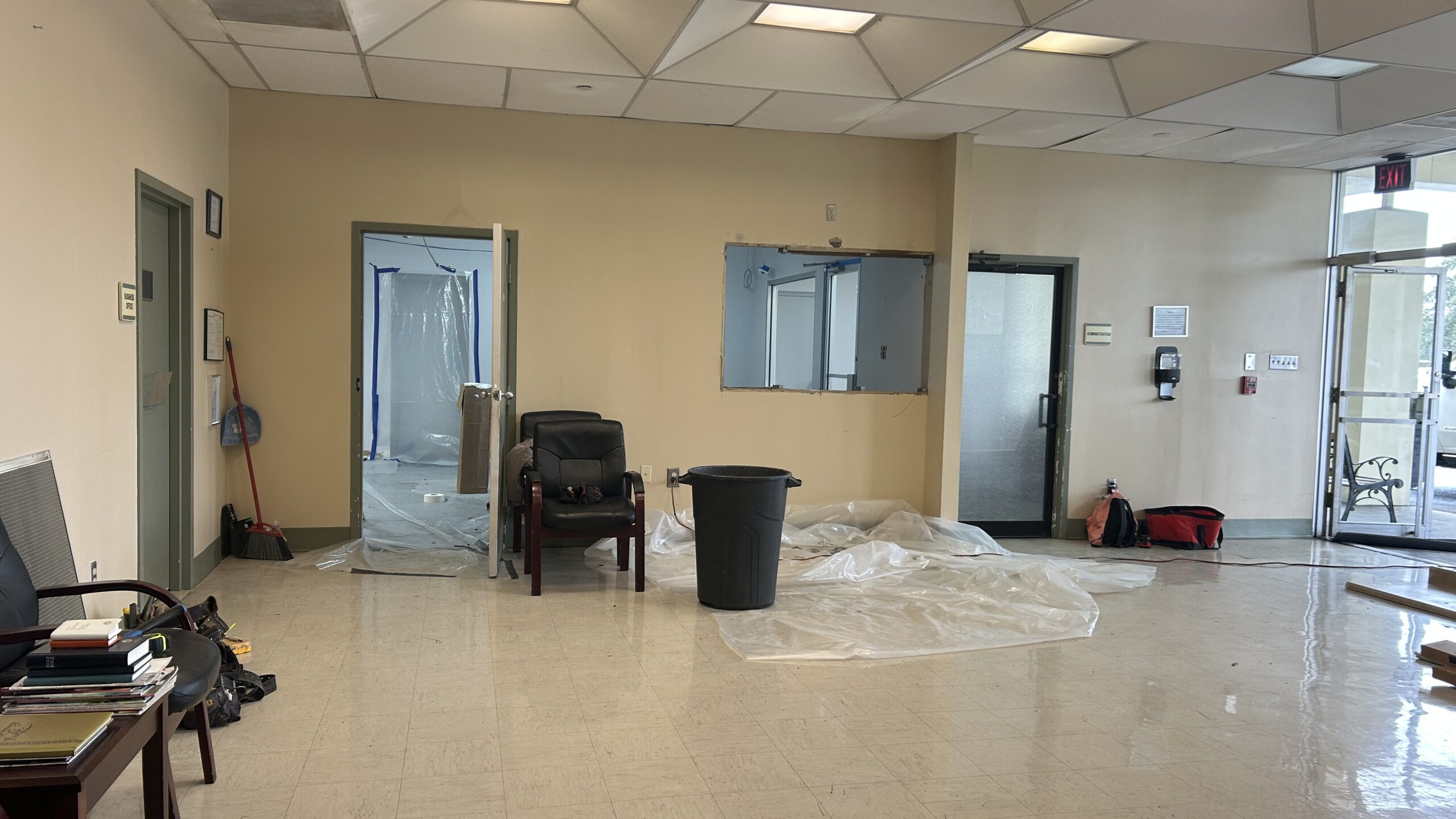 Jenkins County Medical Center begins renovation of patient entrance